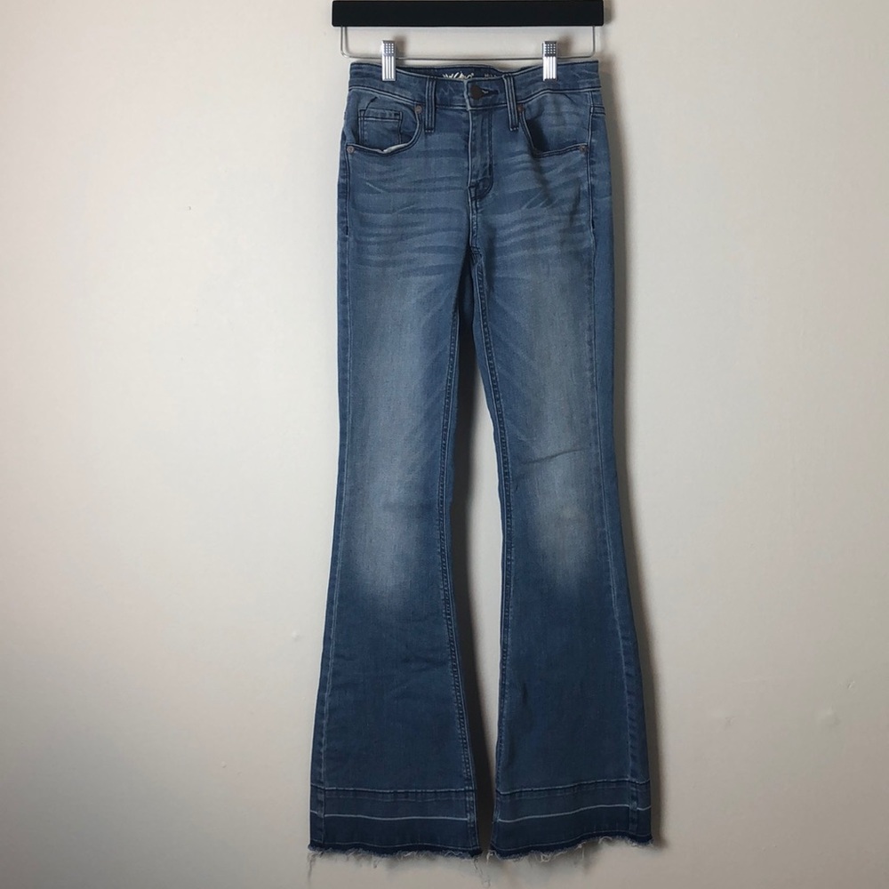 Mossimo denim high-rise flare jeans